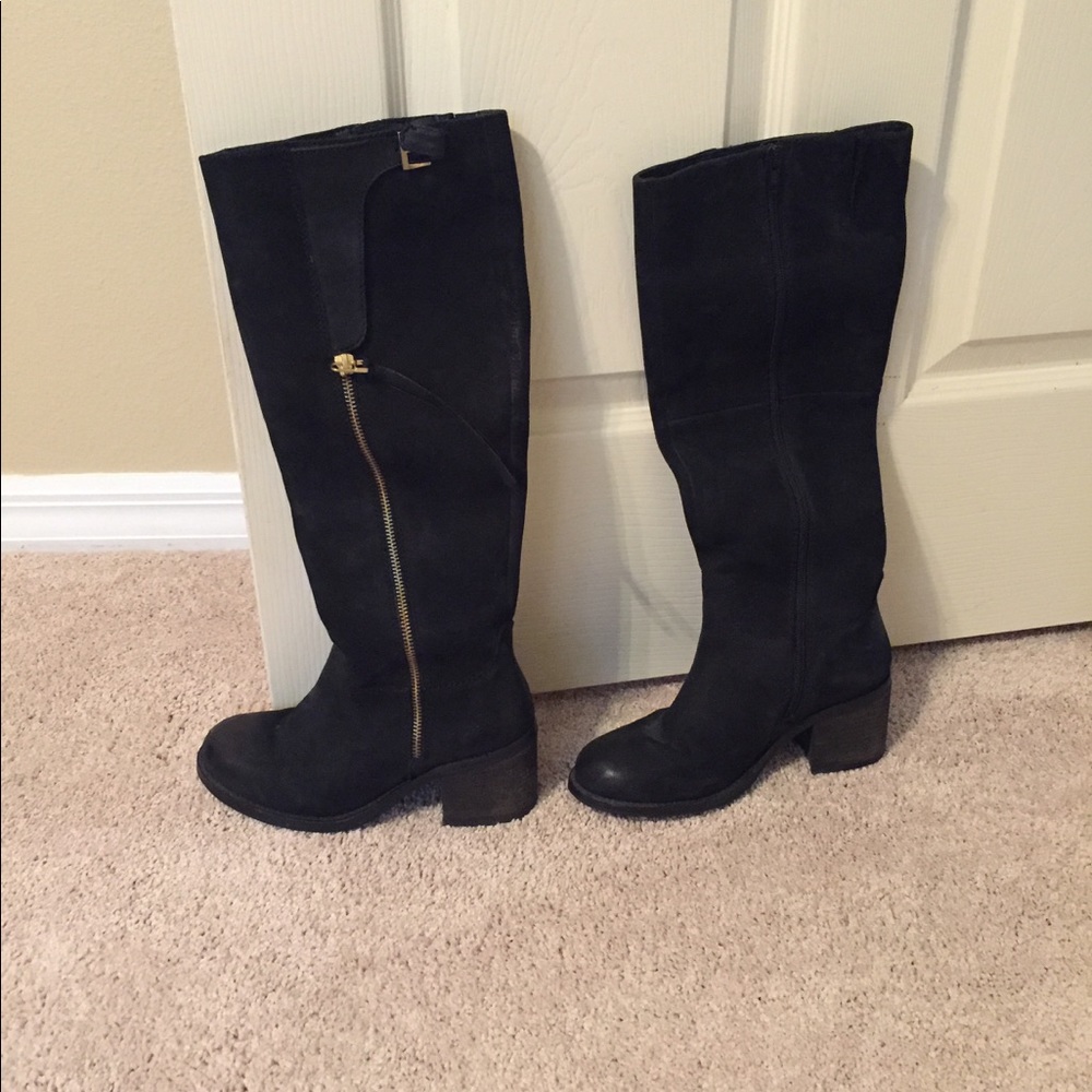 6.5 Steve Madden Antsy suede high boots worn once